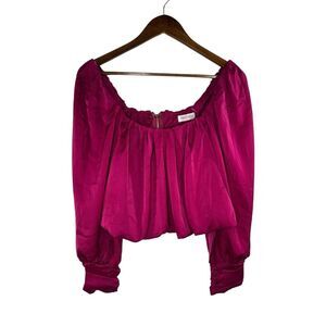 Vestique‎  Crop Top Women's Size L  Long Sleeve Cassidy NEW Blouse